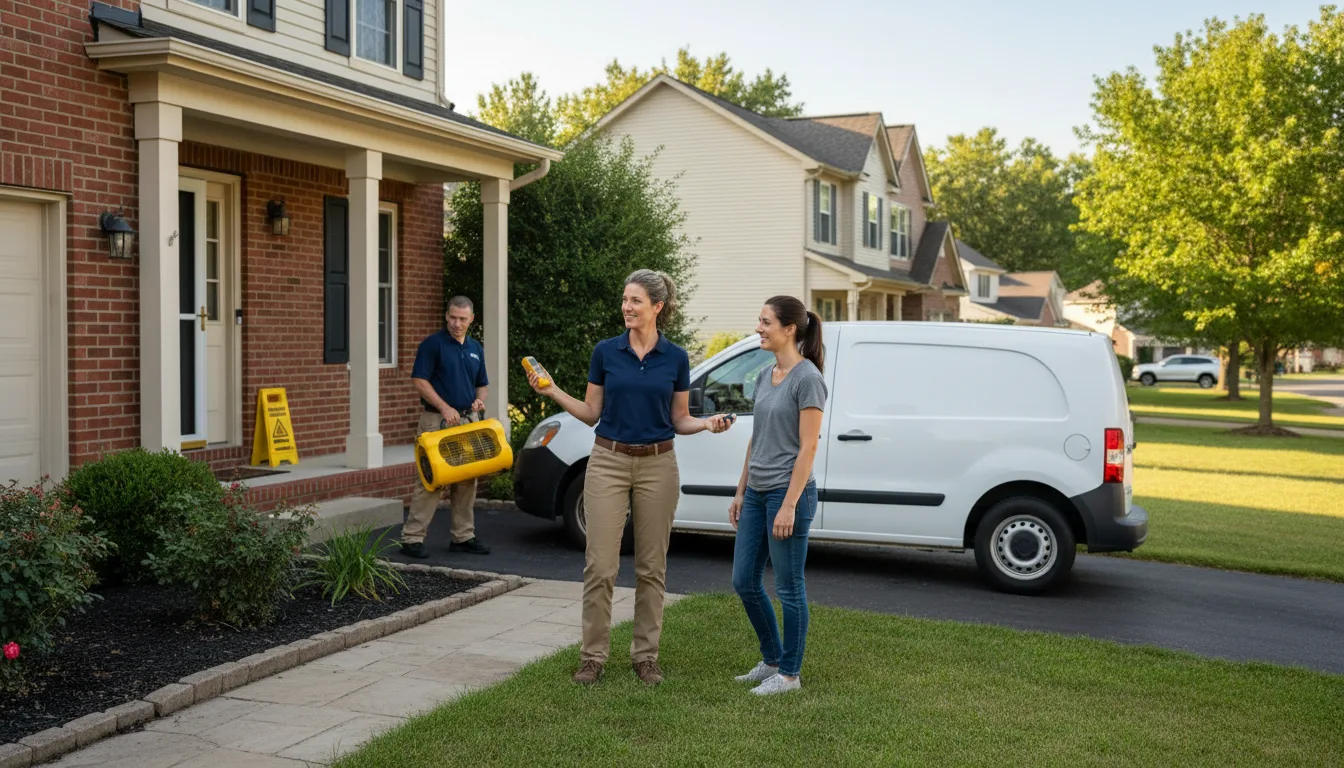 Water restoration image for Emergency Water Damage Restoration in Parker City, IN